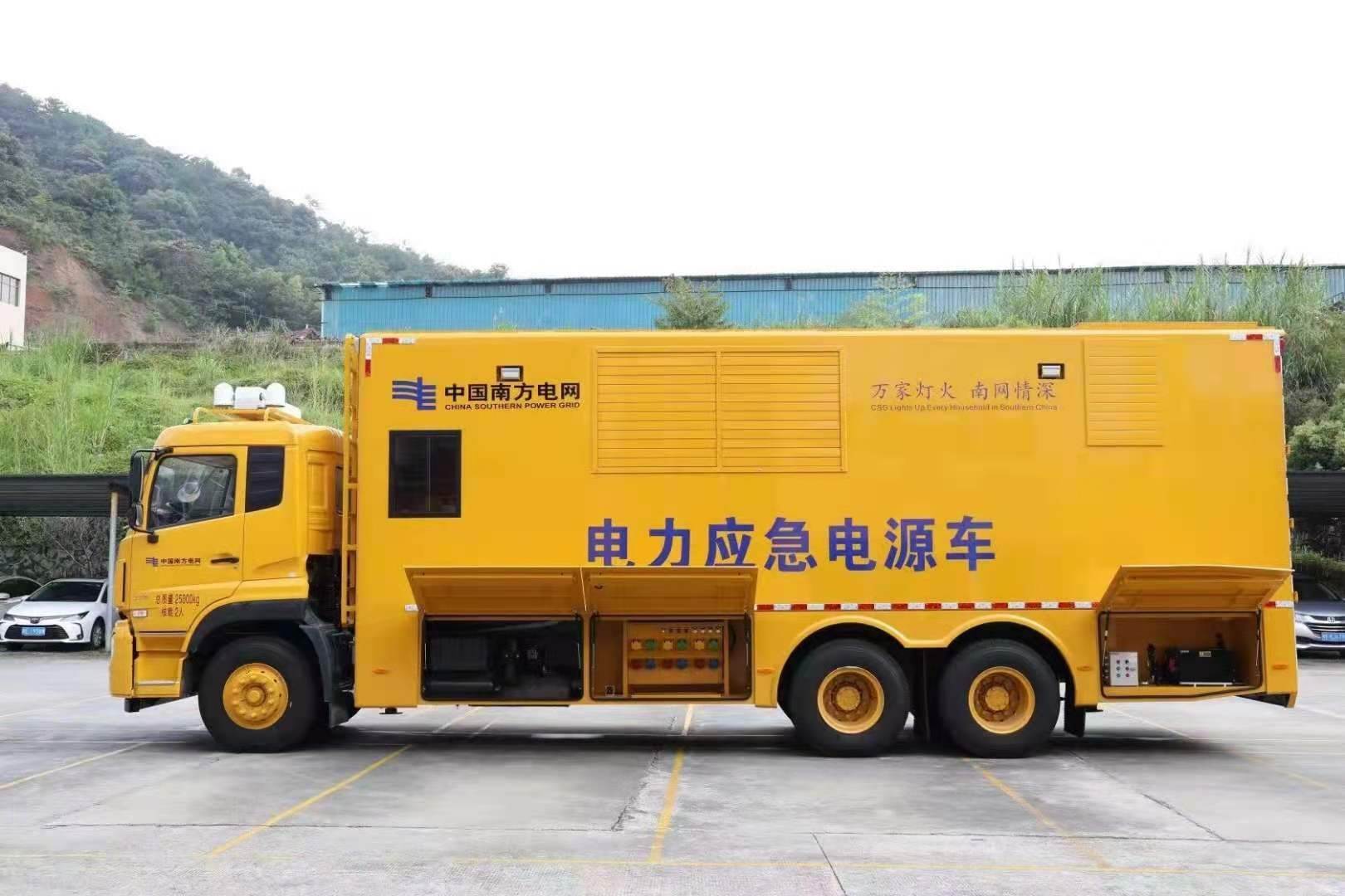 孝昌安康大型柴油发电机发电车UPS电源出租租赁